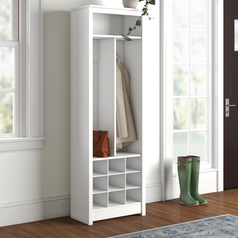 Inoke Hall Tree 23.5'' Wide with Shoe Storage
