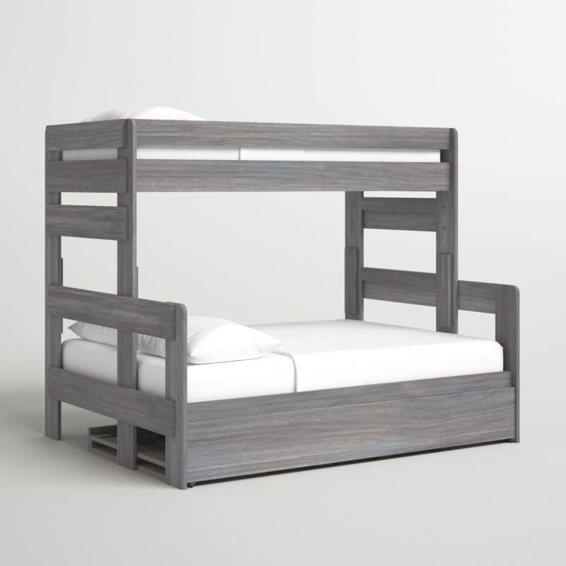 Irma Kids Twin Over Full Bunk Bed with Trundle