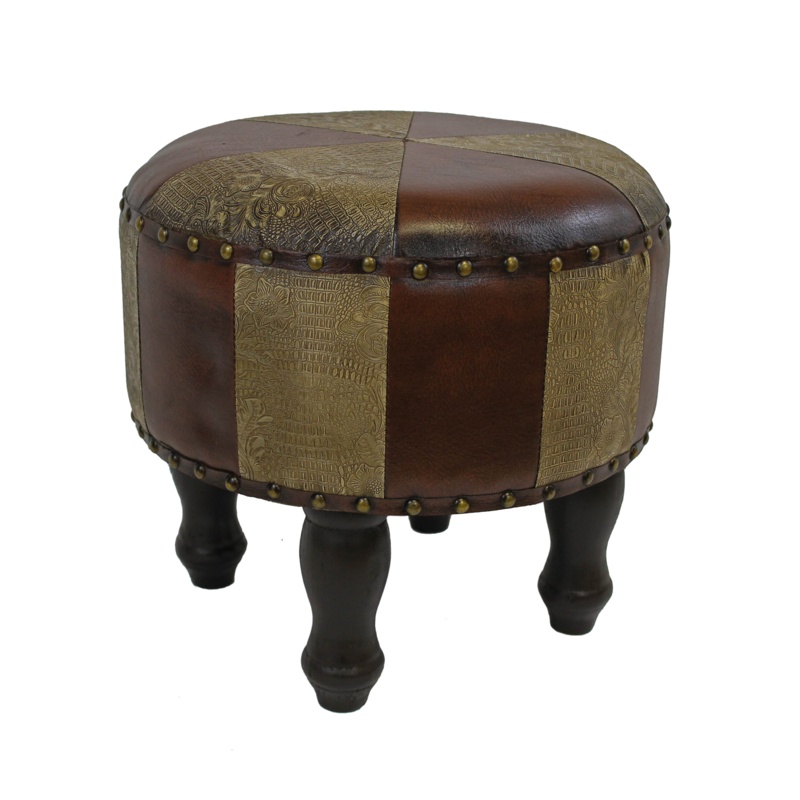 Iyanna Vegan Leather Ottoman
