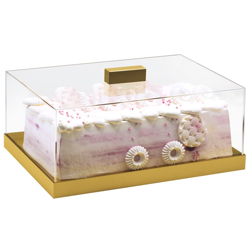 Jaleel Acrylic Cake Stand with Dome