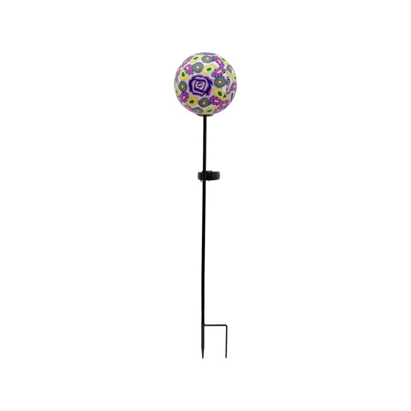 Jelayne Metal Abstract & Geometric Garden Stake - Solar Powered