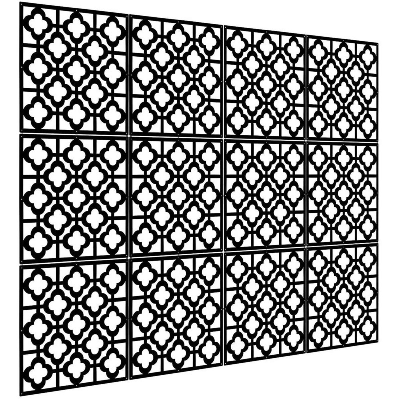 Kaseton 15.7'' W x 15.7'' H 12 - Panel Hanging Room Divider