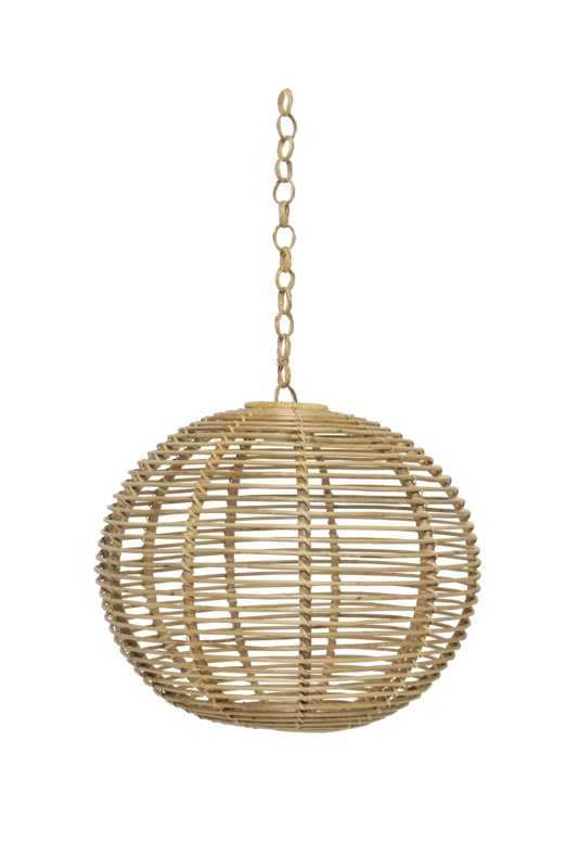 Kusan 20'' H Bamboo Rattan Round Pendant Shade