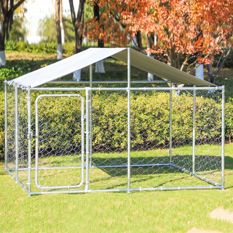 Large Outside Dog Kennel With Uv Protective Cover