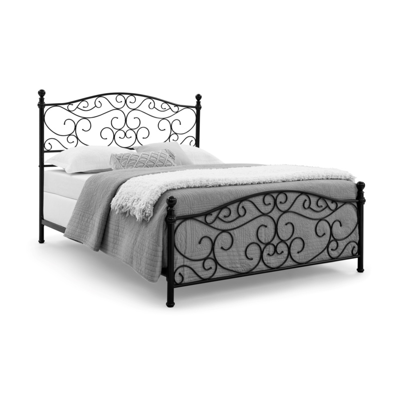 Lauralee Scroll Metal Bed