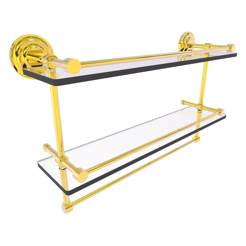 Leamore 2 Piece Tiered Shelf with Towel Bar