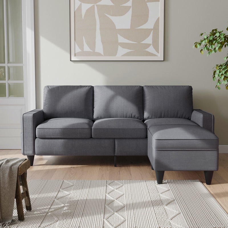 Litzie 2 - Piece Slipcovered Sectional
