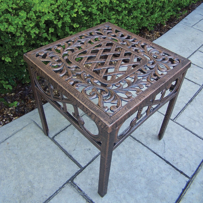 Mcgrady Metal Outdoor Side Table