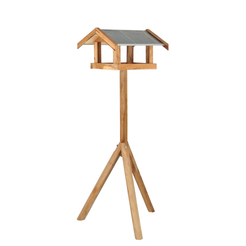 Mcquillin Metal Pole Tray Bird Feeder