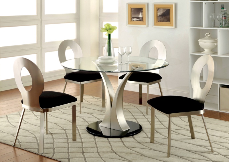 Mcshane 5 - Piece Pedestal Dining Set