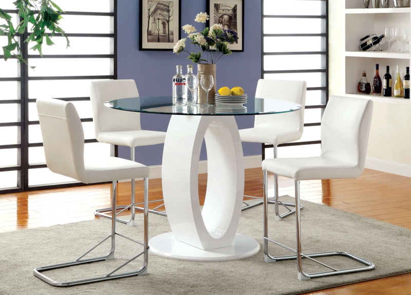 Mcswain 5 - Piece Pedestal Dining Set