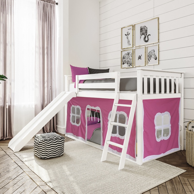 Meneses Kids Twin Over Twin Bunk Bed