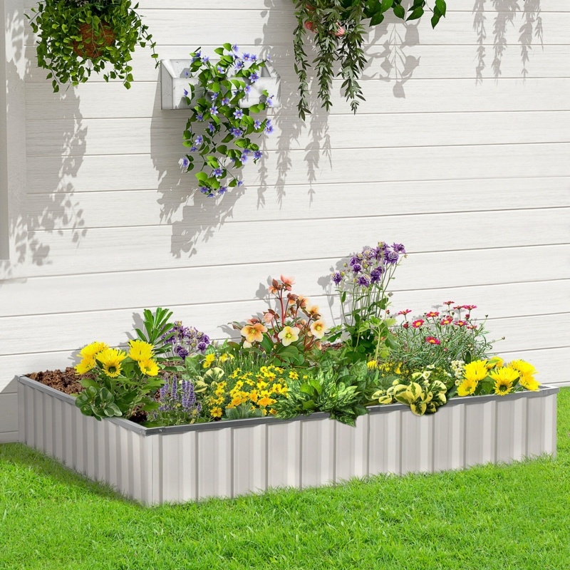 Metal Outdoor Raised Garden Bed