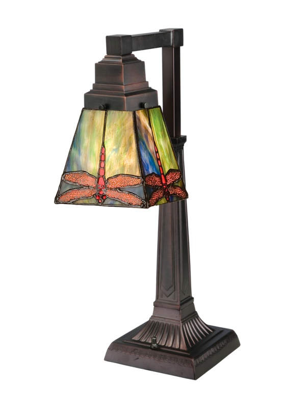 Meyda Tiffany & Stained Glass Metal Table Lamp
