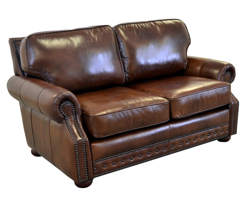 Middleton 72'' Leather Loveseat