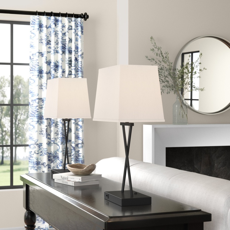 Monterey Metal USB Table Lamp