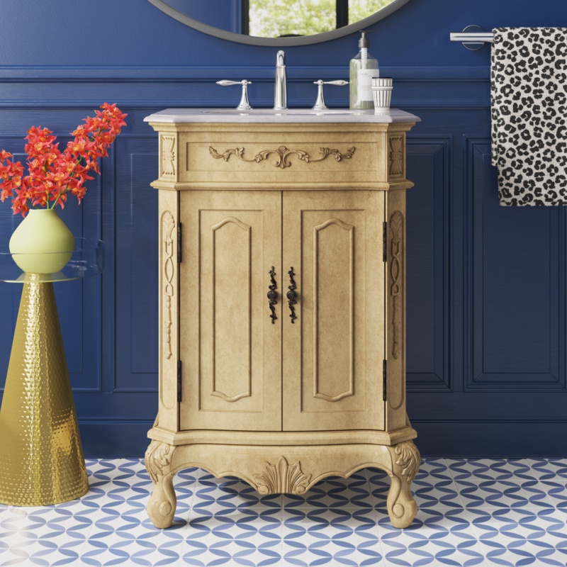 Nordista 24'' Single Bathroom Vanity with Top