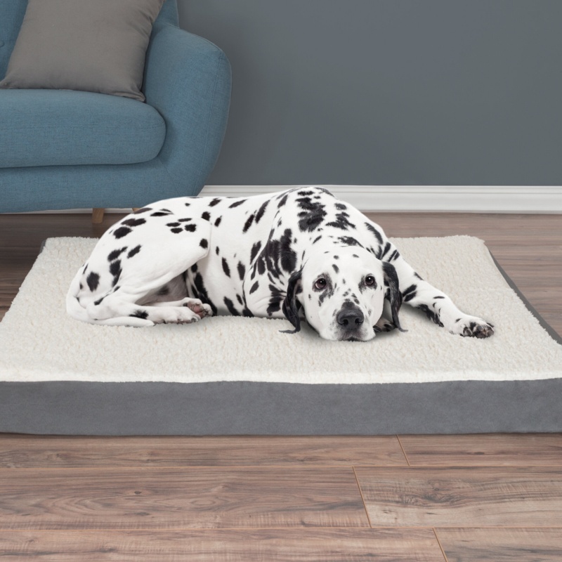Orthopedic Sherpa Memory Foam Dog Mat