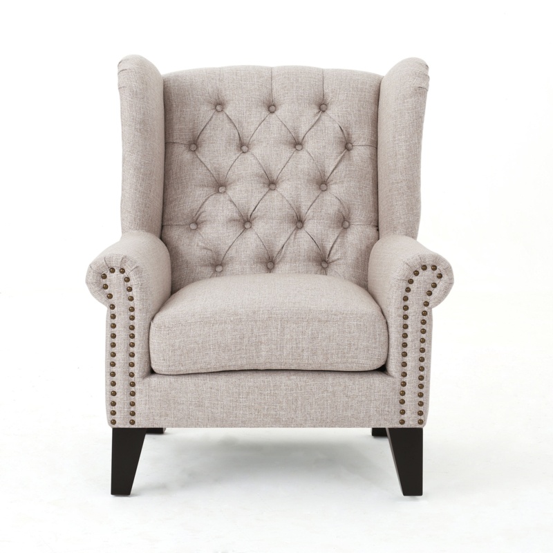 Osvaldo Upholstered Wingback Chair