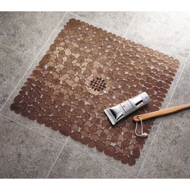 Pebblz Plastic / Acrylic Shower Mat with Non-Slip Backing