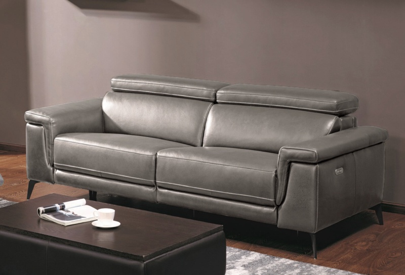 Philippa 67" Genuine Leather Pillow Top Arm Reclining Loveseat