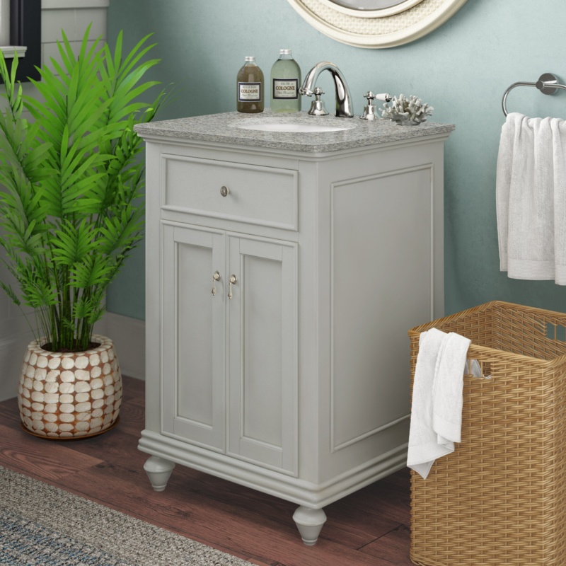 Pruitt 24'' Single Bathroom Vanity with Top