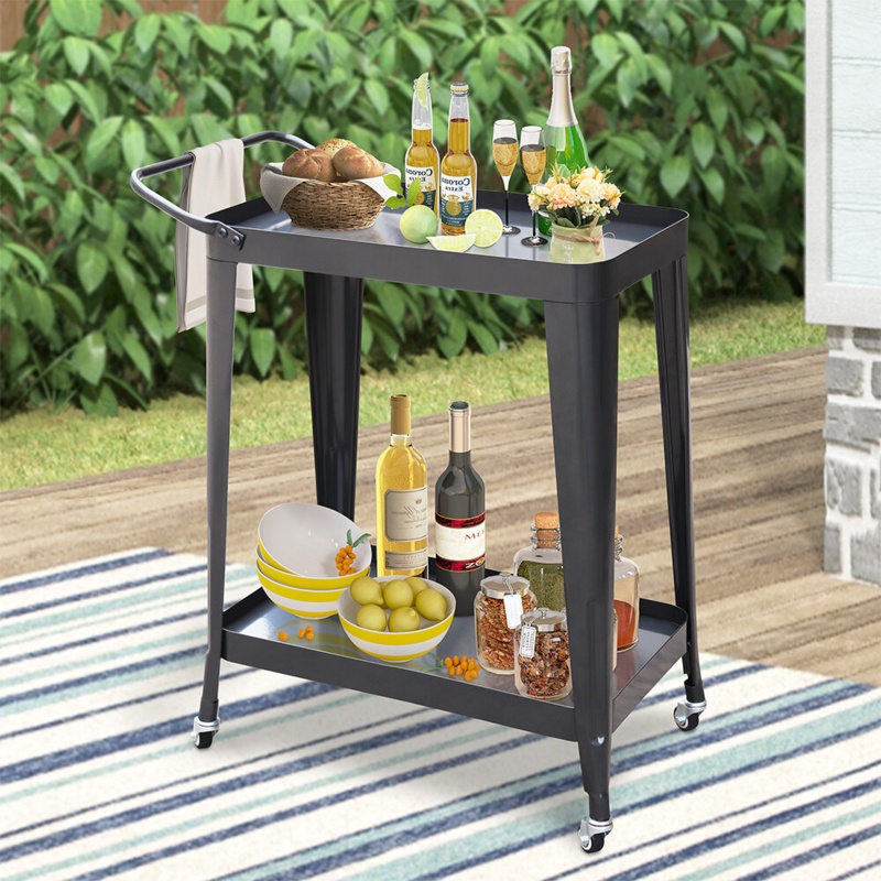 Ravi Metal Bar Cart