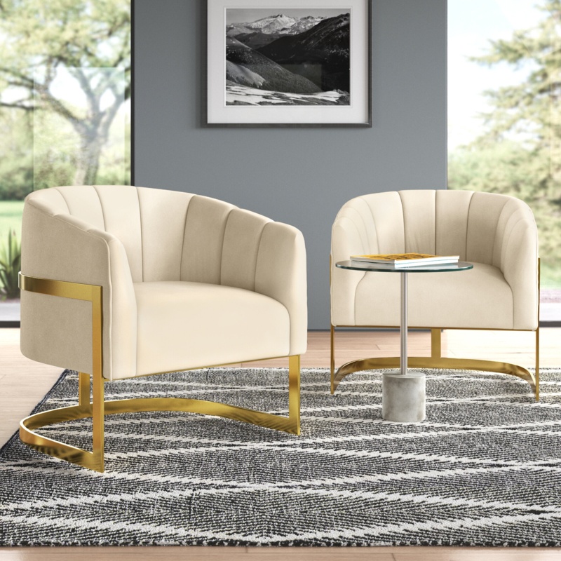 Romy Upholstered Barrel Chair
