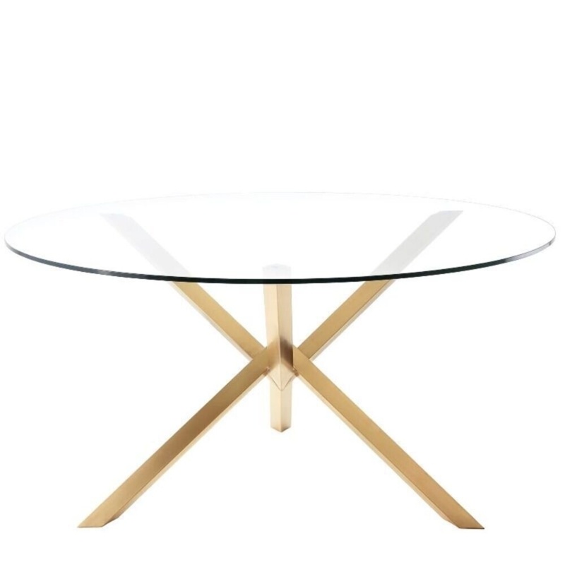 Round Glass Dining Table