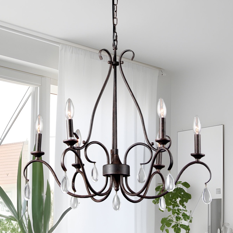 Saban   6 - Light Dimmable Empire Chandelier