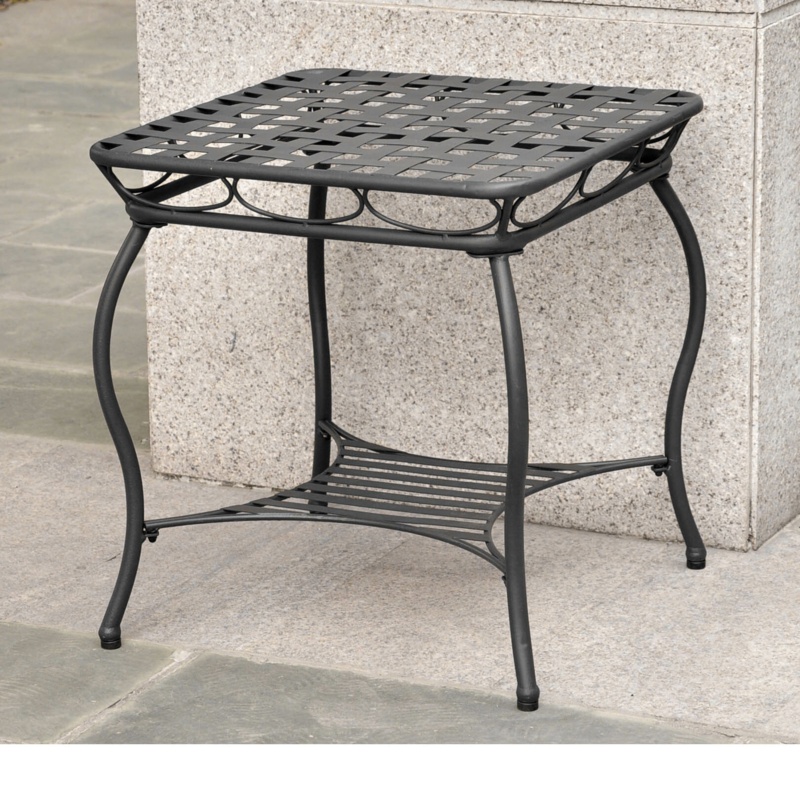Schilling Metal Outdoor Side Table