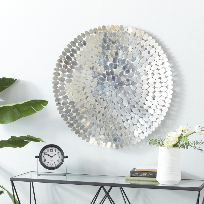 Silver Metal Wall Décor