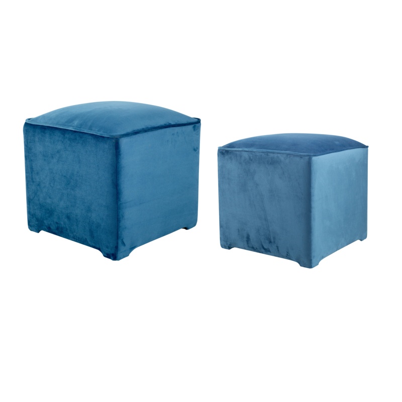 Solid + Manufactured Wood Accent Stool