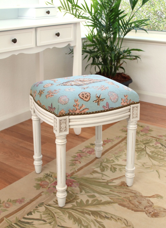 Solid Wood Accent Stool