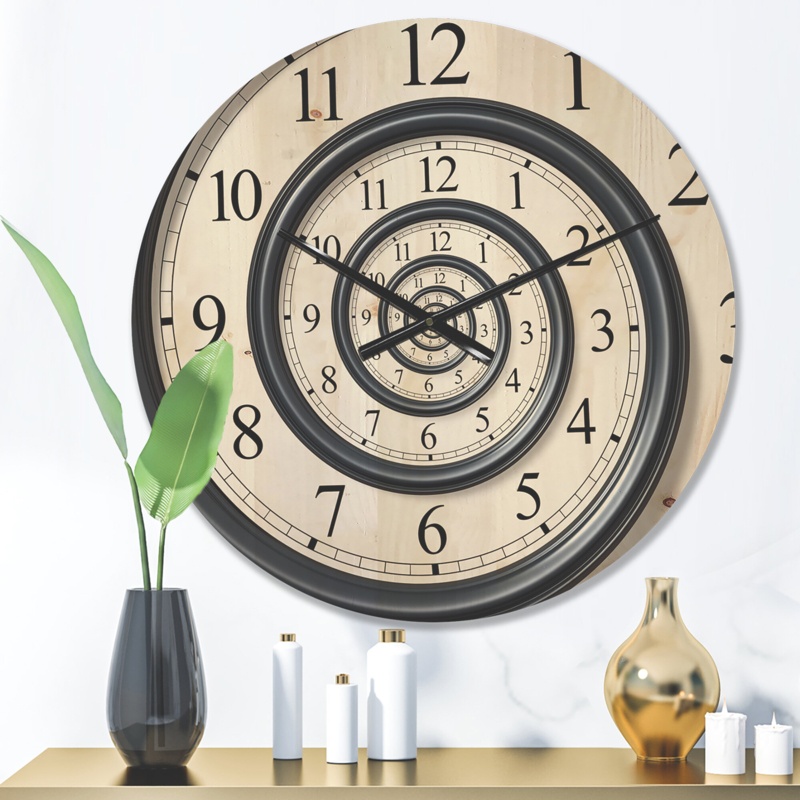 Solid Wood Wall Clock | Foter