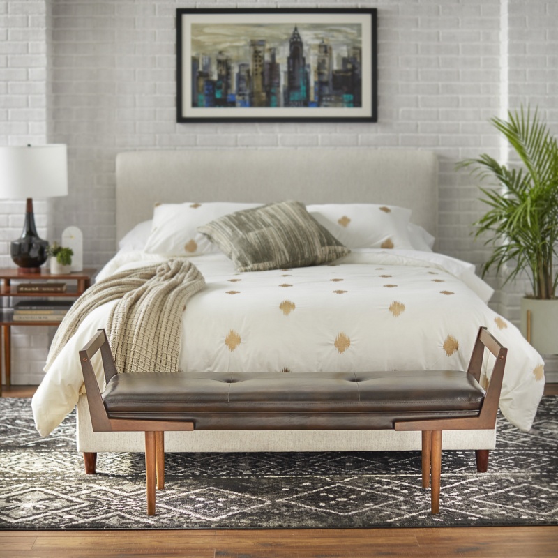 Stewartville Upholstered Bench