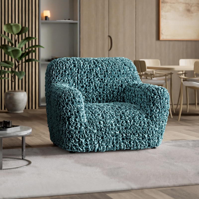 Stretch Armchair Slipcover - Easy to Clean & Durable - Fuco Velvet Collection