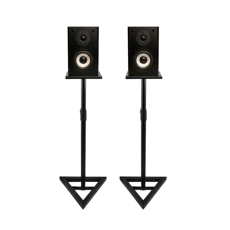 Studio Adjustable Height Speaker Stand (Set of 2)
