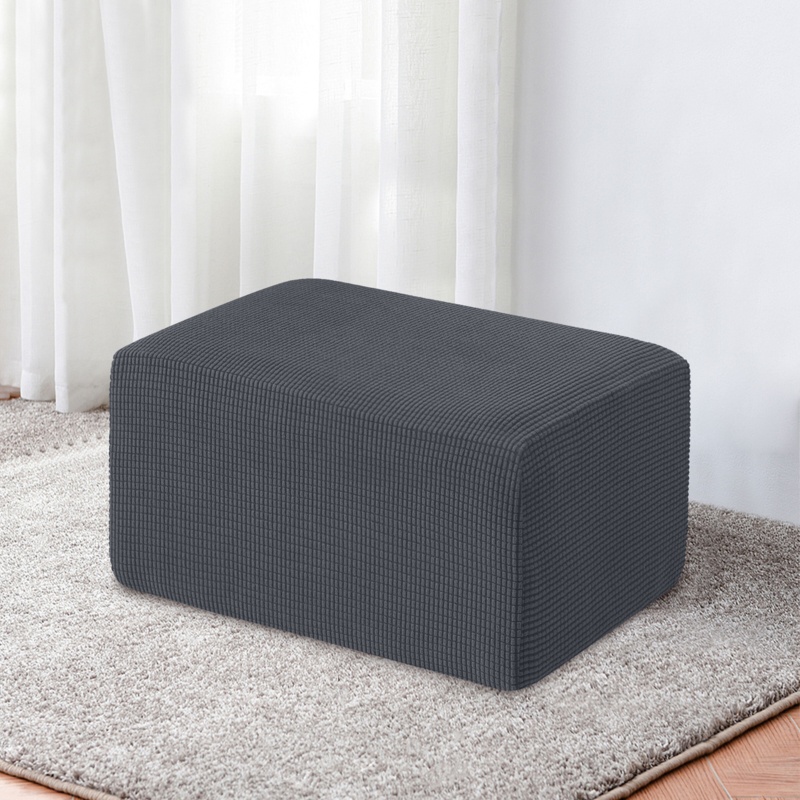 Textured Grid Box Cushion Slipcover