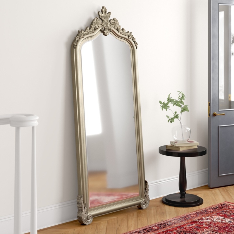 Tressie Arch Solid Wood Mirror