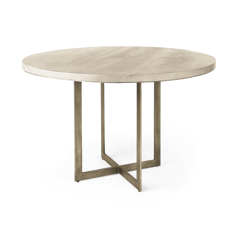 Tulane Round Solid Wood Dining Table