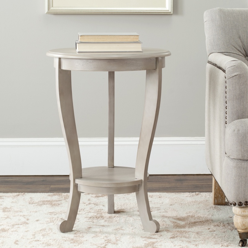 Tutuala Solid Wood 3 Legs End Table