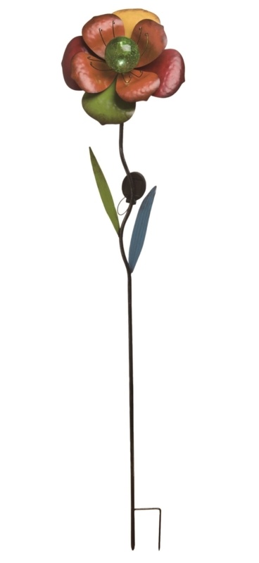Weather Resistant Metal Plant And Flower Garden Stake