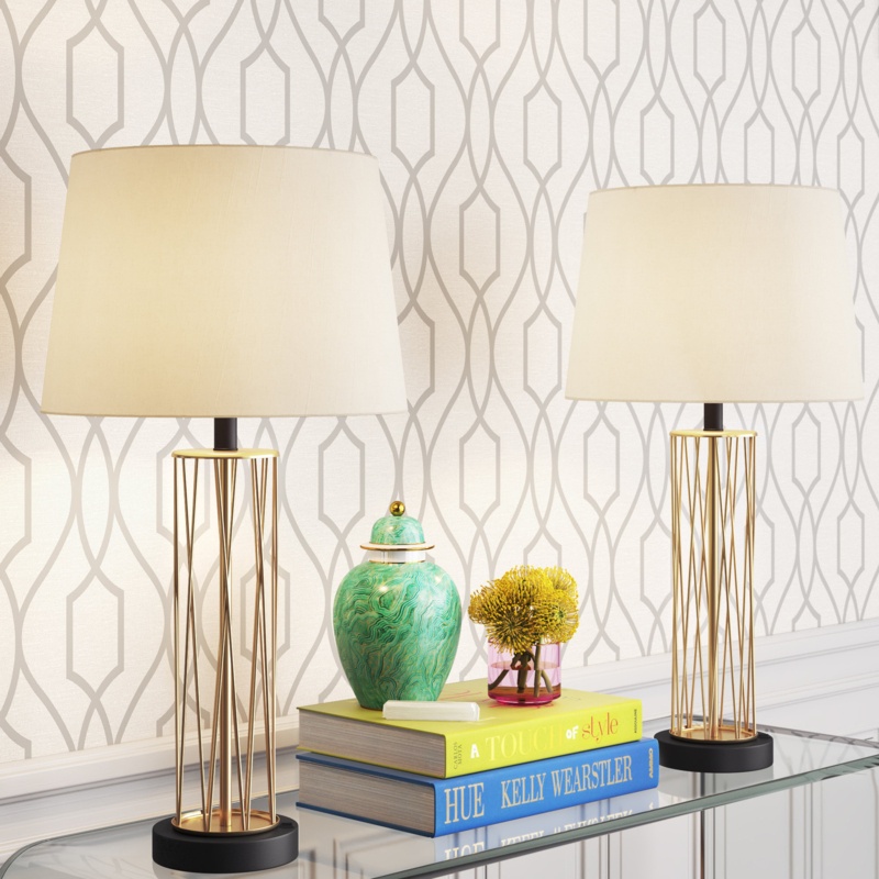 Zack Metal USB Table Lamp