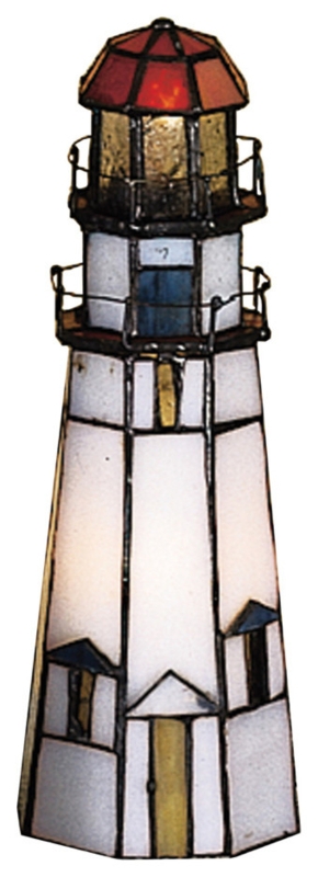 9H The Lighthouse on Marble Head Accent Lamp