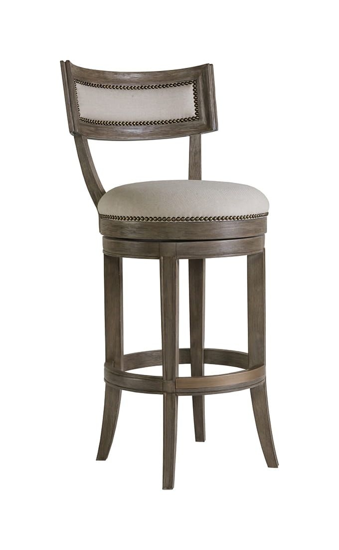 Aperitif Swivel Barstool - Finish: Grigio