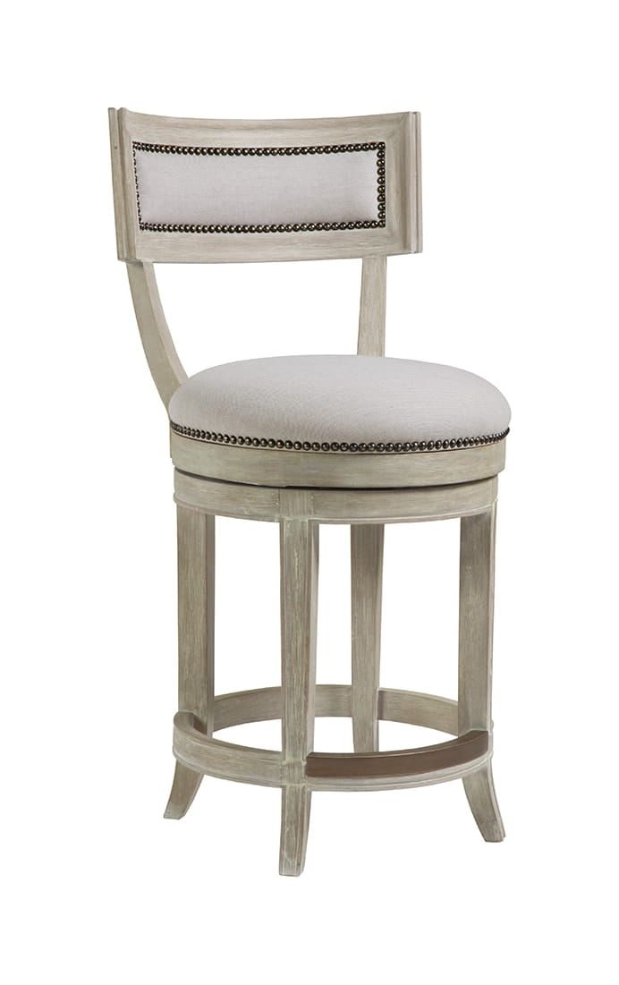 Aperitif Swivel Counter Stool - Finish: Bianco