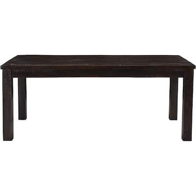 Hanover 36 in. Rectangle Brown Wood Dining Table (Seats 6-8)