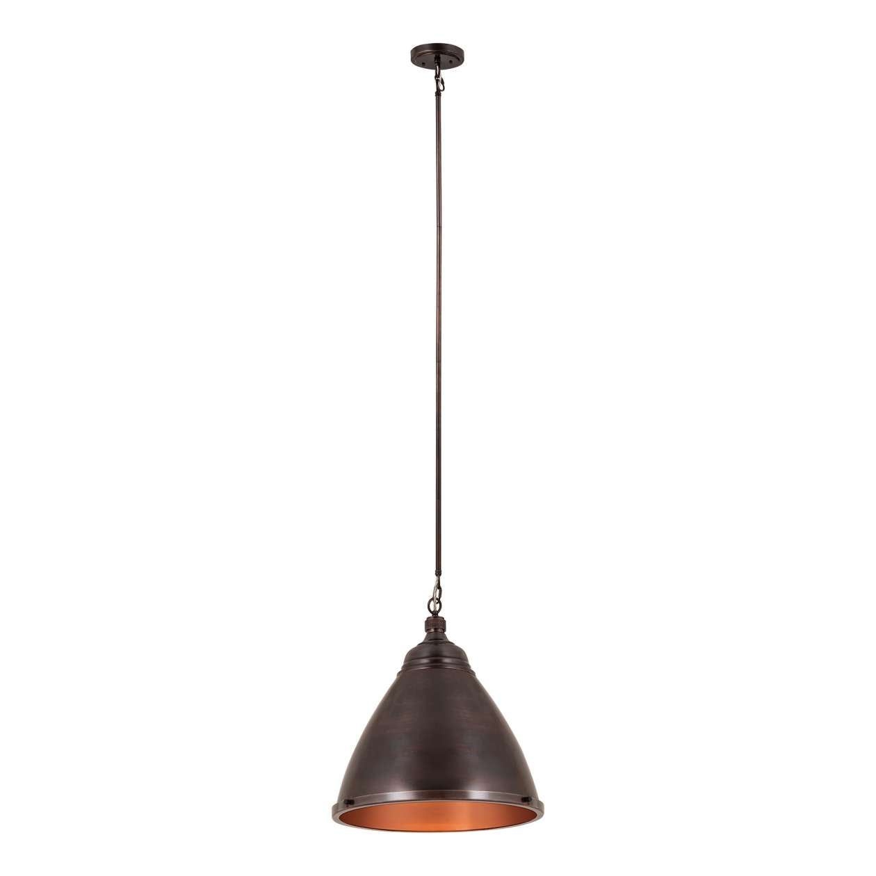 Katelyn 1-Light mini pendant in Dark Bronze ELK Lighting