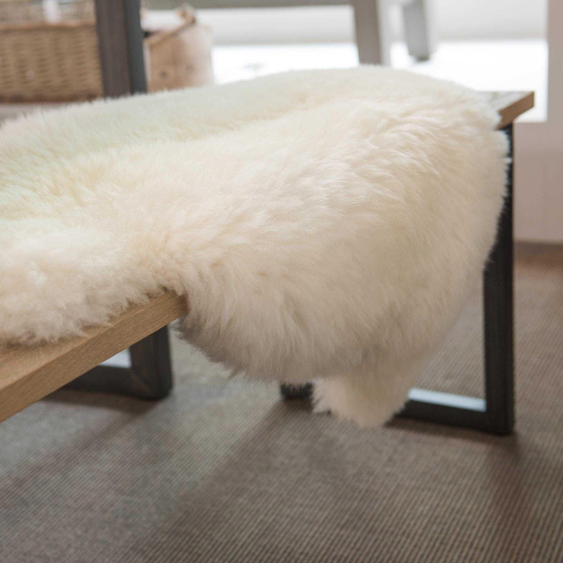 Locally Tanned Devon Soft Sheepskin Rugs - 4 Colours - Slate Grey